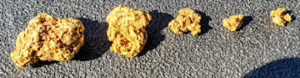 Arizona large gold nuggets