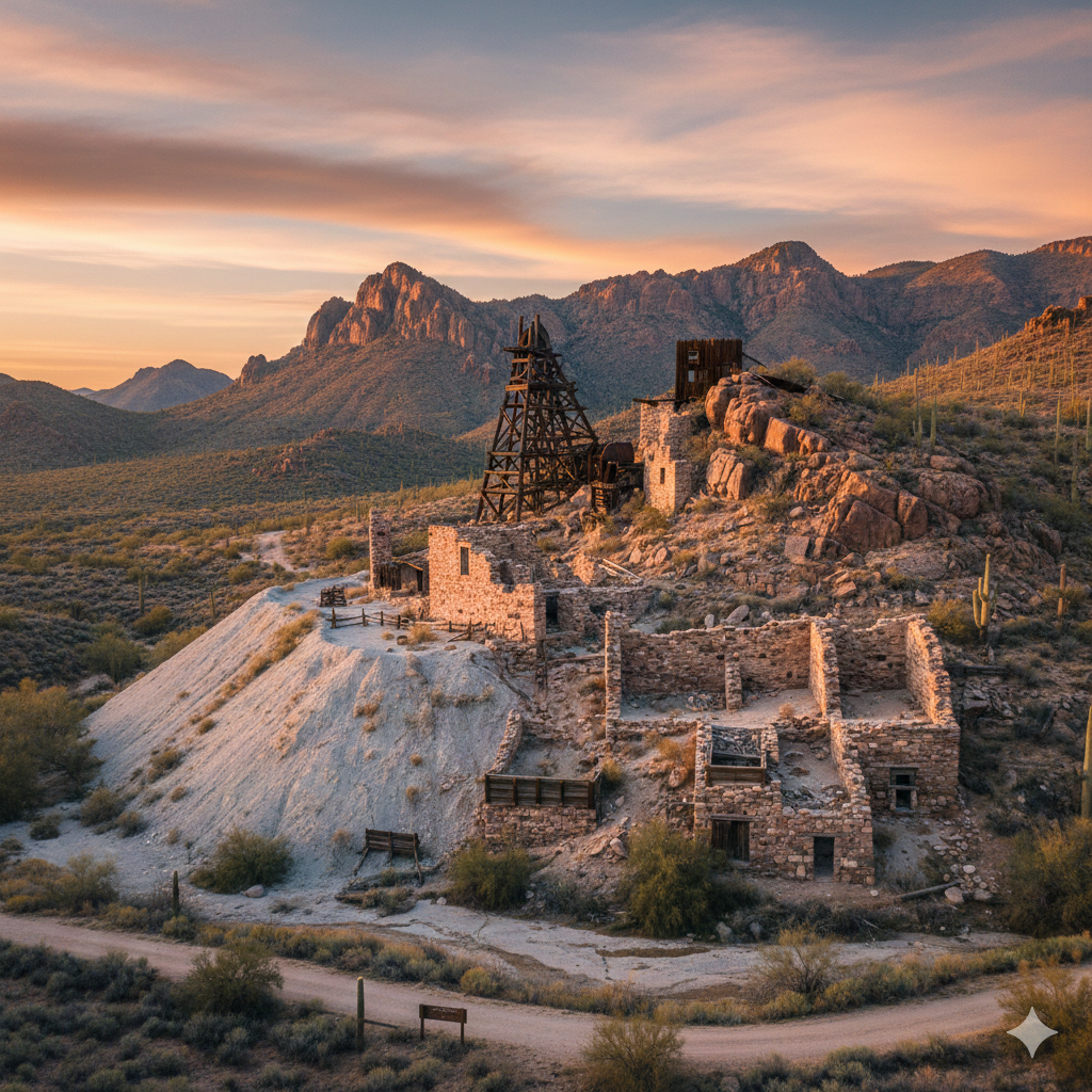 The Silver King Mine Arizona s Richest Silver Ghost Town History 