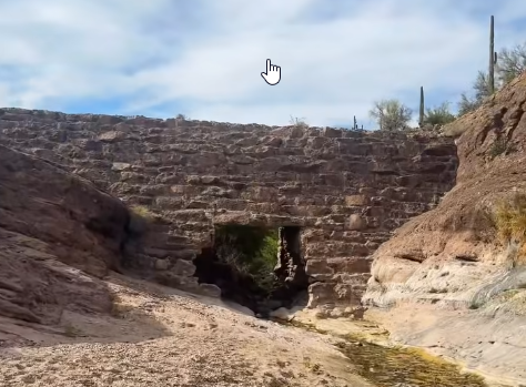 Arizona Gold History - Old China Dam