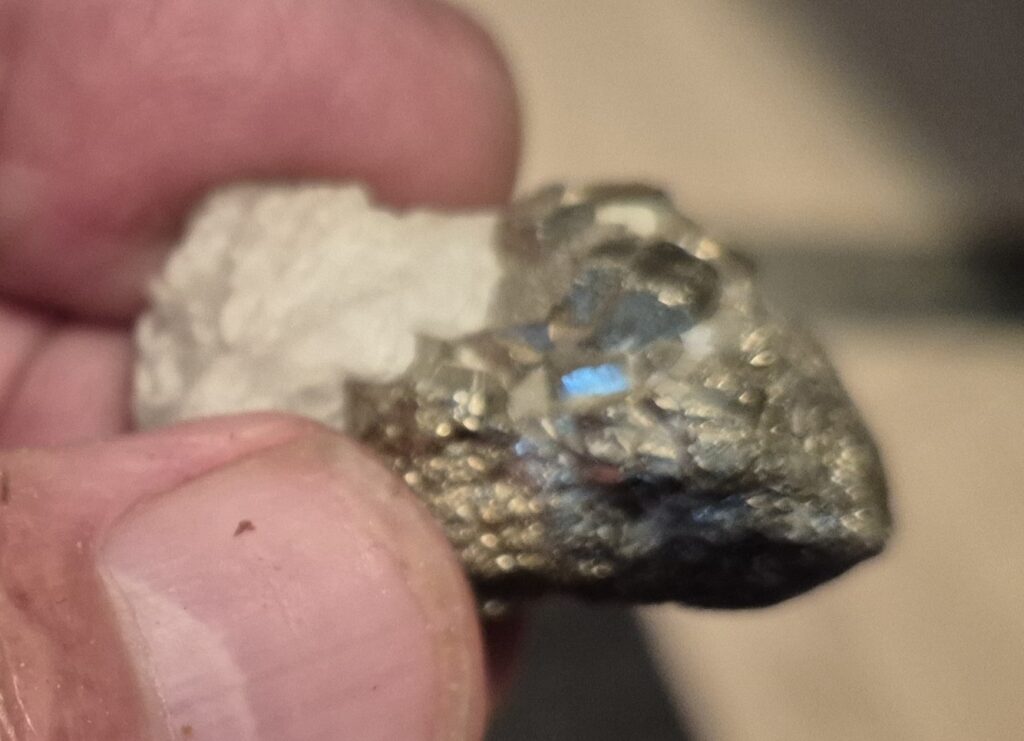 Pyrite cube